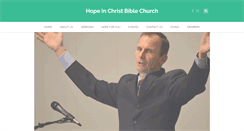 Desktop Screenshot of hopeinchristbiblechurch.org